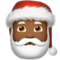 Santa Claus - Medium Black emoji on Apple